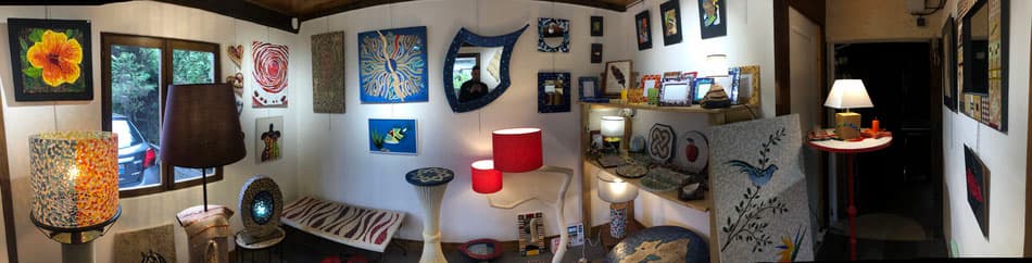 Panorama du showroom Mosaïcoloing